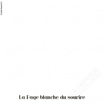 La page blanche du sourire