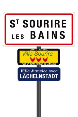 Carte Saint Sourire les Bains