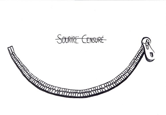 Carte Sourire censuré