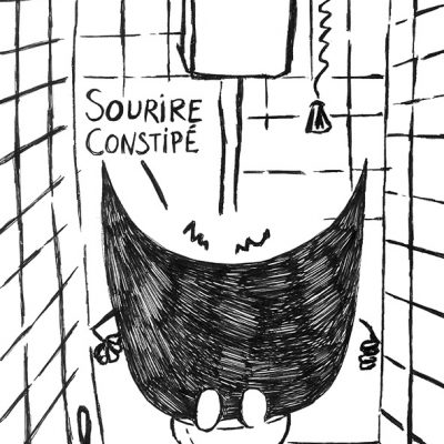 Carte Sourire constipé