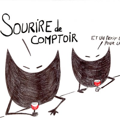 Carte Sourire de comptoir