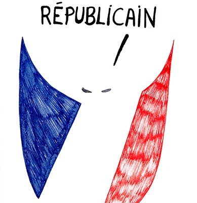 Carte Sourire républicain